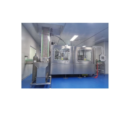 Plastic verpakkingsmateriaal Drie-in-één bierflessen vulmachine met 3000BPH