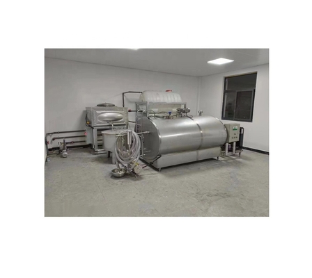 2 mm/2,5 mm dikte melkkoelbak voor melkverwerkingslijn 220V-420V spanning