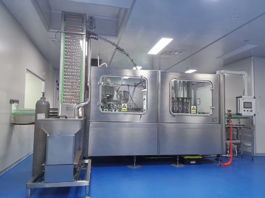 Volledig automatische 8 koppen melk vulmachine voor PET-flessen en prestaties