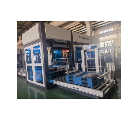 Op maat gemaakte 2000 kg pallet stapelmachine palletiser voor arbeidsbesparende palletisering