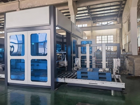 Op maat gemaakte 2000 kg pallet stapelmachine palletiser voor arbeidsbesparende palletisering