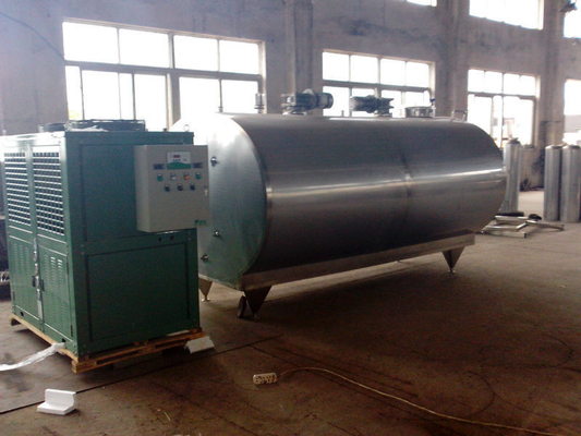 1250 KG SUS304/316L roestvrij staal 5000L/H melk koelcontainer ideaal voor zuivel