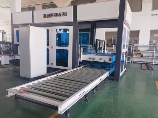 Houten verpakkingsmateriaal Robotische palletmachine met een gasverbruik van 6m3/h