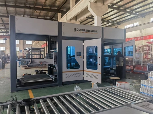 Houten verpakkingsmateriaal Robotische palletmachine met een gasverbruik van 6m3/h