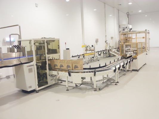 Volledig automatische kofferverpakker voor flessen Voordeel 100% automatische kwaliteit automatisch