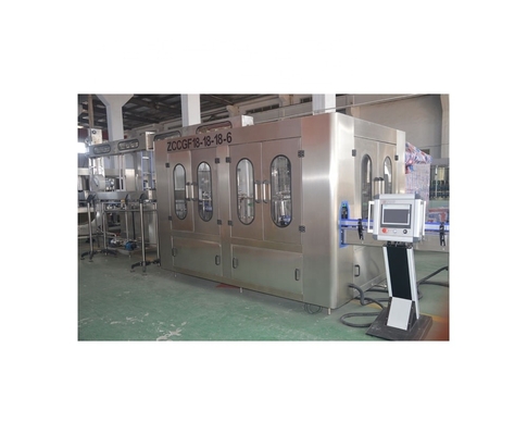 18-18-6 Volledig automatische minerale bron zuivere waterflessen vulmachine voor dranken