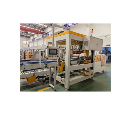 Elektrisch aangedreven verpakkingsmachine voor flessen met PLC-besturing
