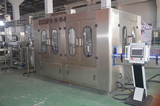 Elektrische kleine bedrijven Mineraalwatervulmachine met 18 koppen Uitvoer BPH 000