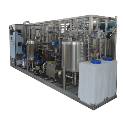 1000L/H Tubulaire UHT-sterilisator voor vloeibare voedingsmiddelen en dranken