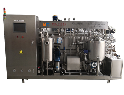 1000L/H Tubulaire UHT-sterilisator voor vloeibare voedingsmiddelen en dranken