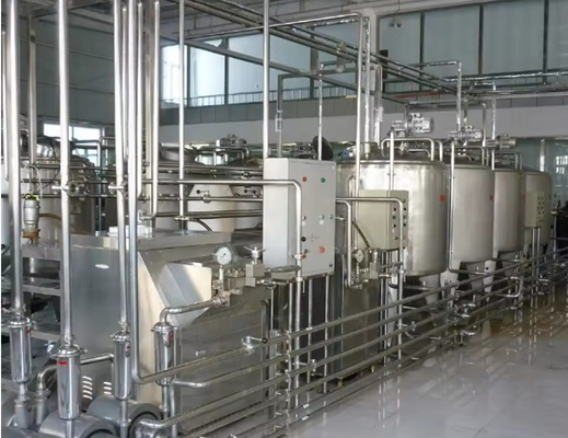 Yoghurt Productie Lijn Machine SUS304 Melkproductie Systeem