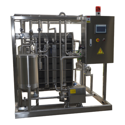 Plaat UHT-sterilisator voor verse melk, dranken en sappen 1000 l/h