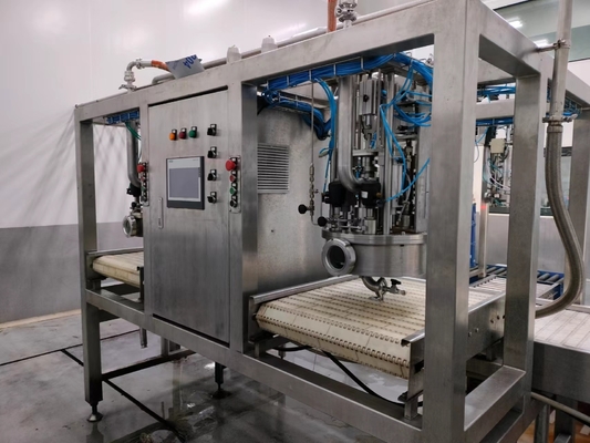 Continu-vacuümverdampersysteem voor de productie van tomatenpasta met automatische etikettering