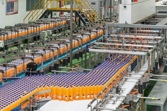 Automatische plastic riem sap verwerkingslijn / Fruitsap verwerkingslijn voor PET-flessen