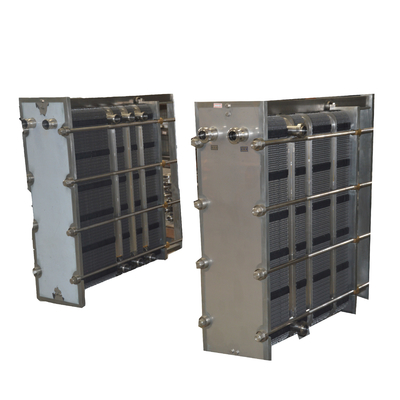 Plaatwarmtewisselaar voor het verwarmen en koelen van sap, melkdranken, enz.