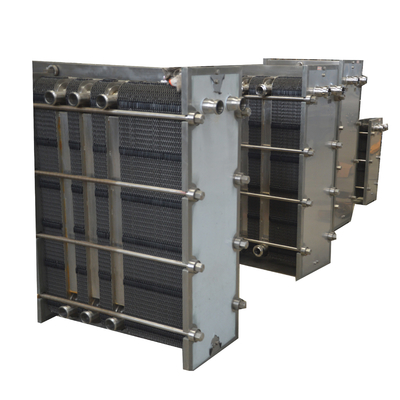 Plaatwarmtewisselaar voor het verwarmen en koelen van sap, melkdranken, enz.