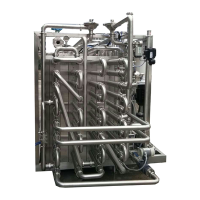 Automatische tubulaire UHT-sterilisator van 3000L/h voor dranken en vloeibare voedingsmiddelen