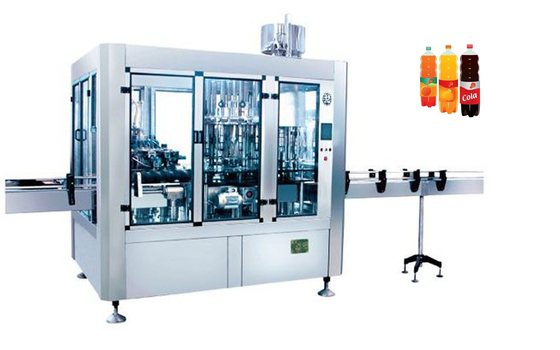 Isobarische spoelmachine voor het vullen en afdekken van PET-flessen met koolzuurhoudende dranken 3-in-1 Eenheid 10000 liter per uur