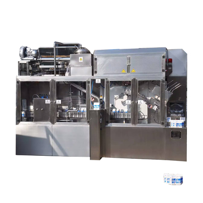 Gable top carton vulmachine voor alle soorten sap, melk, dunne room, melk dranken en graan sap