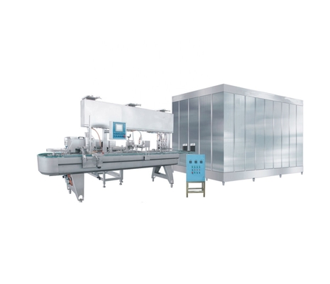 Productielijn voor voedingsmiddelen, dranken, stik-ijs, volledig automatisch 3000-15000 stuks/uur